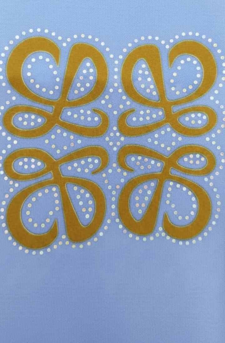 Maris Oversized Embellished Pocket Sweatshirt Top-Blue