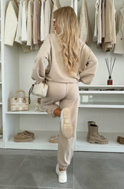 Tanya Two Piece Co-Ord Loungewear Set-Stone