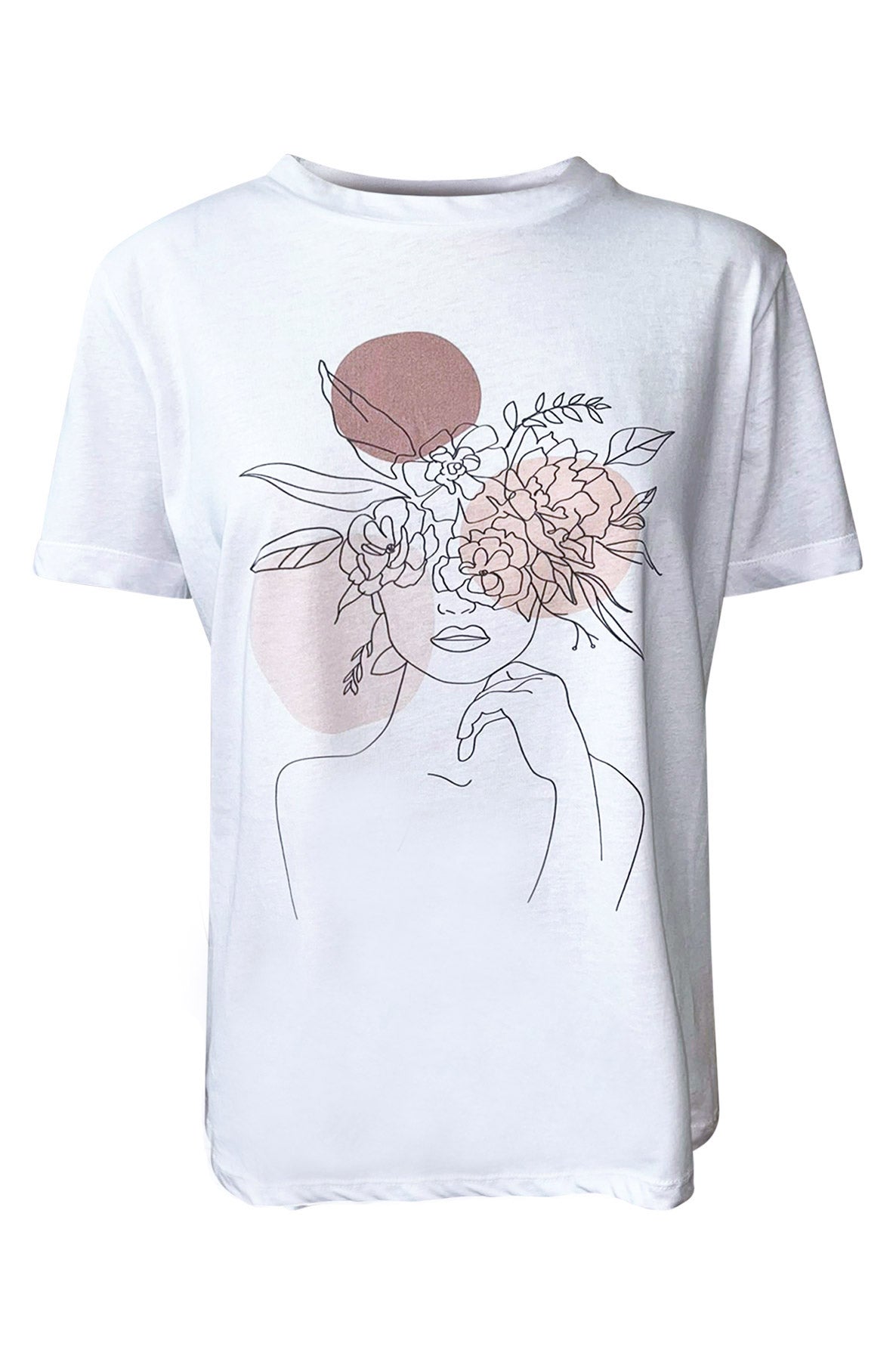 Erida Floral & Abstract Print T-Shirt