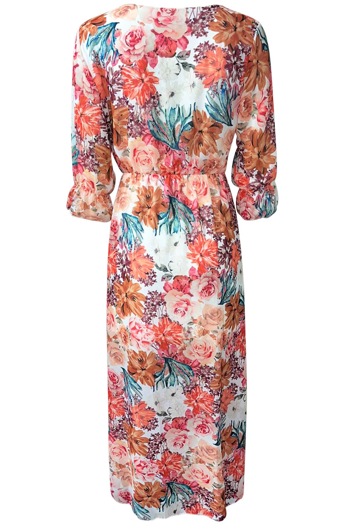 Juniper Floral Side Slit Maxi Dress